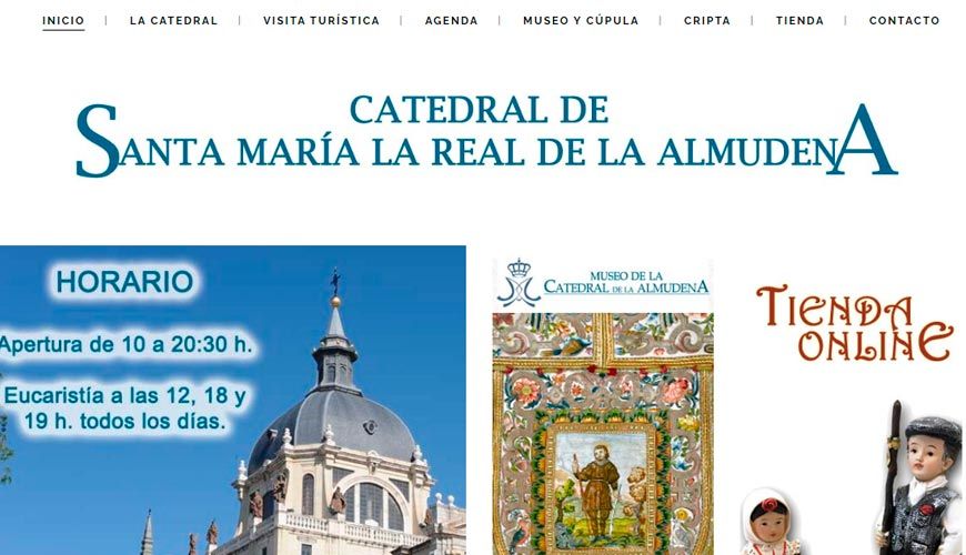 web catedral de la almudena